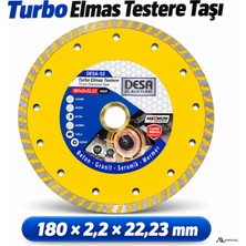 Apeksal Desa Turbo Elmas Testere Taşı 180 mm Beton Granit Seramik Mermer Taş Kesme Diski