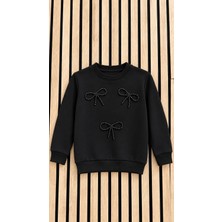 NerKids Kız Çocuk Inci Fiyonklu Sweat