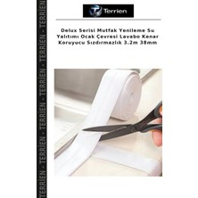 Terrien Delux Serisi Mutfak Yenileme Su Yalıtımı Ocak Çevresi Lavabo Kenar Koruyucu Sızdırmazlık 3.2m 38MM