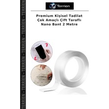 Terrien Premium Kişisel Tadilat Çok Amaçlı Çift Taraflı Nano Bant 2 Metre
