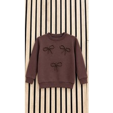 NerKids Kız Çocuk Inci Fiyonklu Sweat