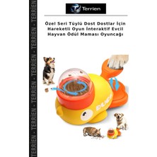 Terrien Özel Seri Tüylü Dost Dostlar Için Hareketli Oyun Interaktif Evcil Hayvan Ödül Maması Oyuncağı