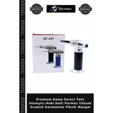 Terrien Premium Kamp Gereci Tatlı Süsleyici Hobi Aleti Pürmüz Yüksek Sıcaklık Karamelize Piknik Mangal