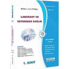 TeknoKapsül 1. Sınıf 1. Yarıyıl Laborant ve Veteriner Sağlık Hedef Sorular Kod 114