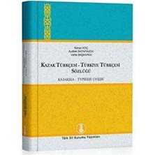 TeknoKapsül Kazak Türkçesi - Türkiye Türkçesi - Türkiye Türkçesi - Kazak Türkçesi Sözlüğü 2 Cilt Takım