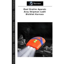 Terrien Özel Üretim Aparatı Araç Ekipman Ledli Bisiklet Kornası