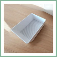 Bşk Virgo 3D Baskı Pasta Malzeme Organizeri Kabartma Tozu Vanilya Poşet Saklama Kutusu Mutfak Dolabı Beyaz BSK2026