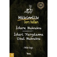 TeknoKapsül Imtiyaz Idare Hukuku Idari Yargılama Usul Hukuku Hakimlik Ders Notları