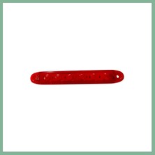 Bşk Virgo Kırmızı Parmak LED Dorse Lamba 6 Ledli 13.5 cm 12-24V BSK2026