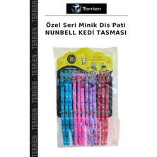 Terrien Özel Seri Minik Dis Pati Nunbell Kedi Tasması