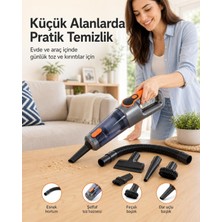 Mossem Taşınabilir Çok Başlıklı El Süpürgesi Koltuk Araları ve Masa Üstü Için