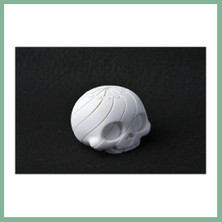 Bşk Virgo 3D Baskı Kafatası Fidget Uzayan Spiral Kafatası Stres Oyuncağı Cadılar Bayramı Dekoru Beyaz BSK2026