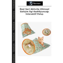 Terrien Özel Seri Aktivite Zihinsel Gelişim Ilgi Kedioyuncağı Interaktif Peluş