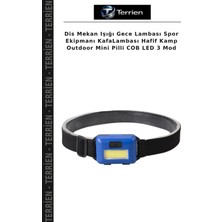 Terrien Dis Mekan Işığı Gece Lambası Spor Ekipmanı Kafalambası Hafif Kamp Outdoor Mini Pilli Cob LED 3 Mod