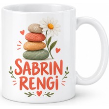 Bşk Virgo Sabrın Rengi Tasarımlı Porselen Kupa - Model 330 BSK2026