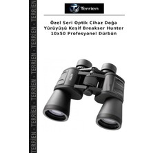 Terrien Özel Seri Optik Cihaz Doğa Yürüyüşü Keşif Breakser Hunter 10X50 Profesyonel Dürbün