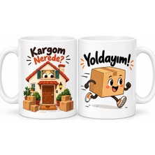 Bşk Virgo Kargom Nerede? / Yoldayım! 2'li Porselen Kupa Seti - Model 441 BSK2026