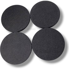 MOZOKO 4'lü Set 70 mm Dış Çap 56 mm İç Çap Siyah Logosuz Jant Göbeği Kapağı