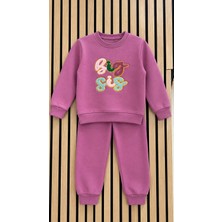 NerKids Kız Çocuk Pembe Eşofman Takımı