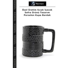 Terrien Özel Üretim Sıcak Içecek Sofra Ürünü Tasarım Porselen Kupa Bardak