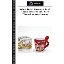Terrien Delux Serisi Alışveriş Sıcak Içecek Sofra Düzeni Tekli Yöresel Kahve Fincanı