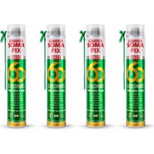 Tr 4 Adet Somafix 60 Saniye Yapıştırıcı Köpük S937 750ML