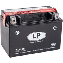 LP Akü Ytx9-Bs Kuru 12v8ah135a Bajaj Domınar 250 400 Pulsar 200ns