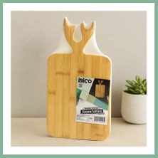 Bşk Virgo Bambu Kesim Panosu Kulplu 20X38 cm BSK2026