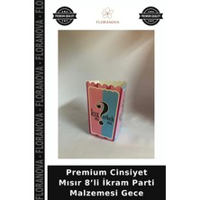 Floranova Premium Cinsiyet Mısır 8’li Ikram Parti Malzemesi Gece