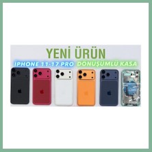 Bşk Virgo iPhone 11 Uyumlu - 17 Pro'ya Dönüşüm Kasa (Gold) BSK2026