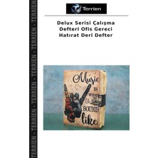 Terrien Delux Serisi Çalışma Defteri Ofis Gereci Hatırat Deri Defter