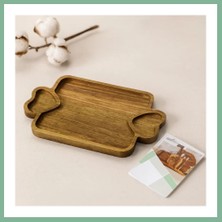 Bşk Virgo Akasya Ahşap Sunum Tepsisi 25X14X1.4 cm BSK2026