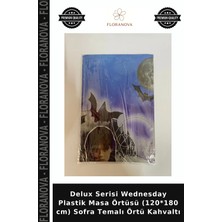 Floranova Delux Serisi Wednesday Plastik Masa Örtüsü (120*180 Cm) Sofra Temalı Örtü Kahvaltı