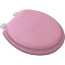 Poly ET-013 Pembe Yumuşak Klozet Kapak Büyük Puf