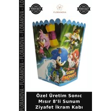 Floranova Özel Üretim Sonıc Mısır 8’li Sunum Ziyafet Ikram Kabı