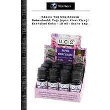 Terrien Kokulu Yağ Oda Kokusu Buhardanlık Yağı Japon Kiraz Çiçeği Esansiyel Koku - 10 ml - Esans Yağı