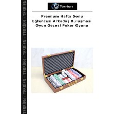 Terrien Premium Hafta Sonu Eğlencesi Arkadaş Buluşması Oyun Gecesi Poker Oyunu