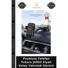 Floranova Premium Telefon Tutucu JX053 Siyah Kolay Yolculuk Sürücü