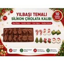 Mergaf 10 Farklı Yılbaşı Figürü Silikon Kalıp
