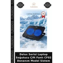 Floranova Delux Serisi Laptop Soğutucu Çift Fanlı CF02 Donanım Model Sistem