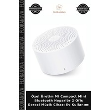 Floranova Özel Üretim Mi Compact Mini Bluetooth Hoparlör 2 Ofis Gereci Müzik Cihazı Ev Kullanımı
