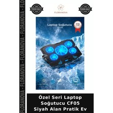 Floranova Özel Seri Laptop Soğutucu CF05 Siyah Alan Pratik Ev