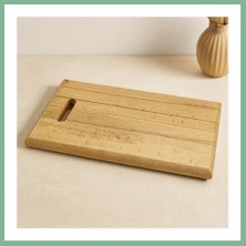 Bşk Virgo Ahşap Kesim Panosu / Et Tahtası 25X40 cm - 2.5 cm BSK2026