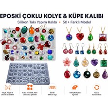 Mergaf Epoksi Çoklu Kolye & Küpe Kalıbı