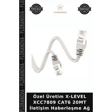 Floranova Özel Üretim X-Level XCC7809 Cat6 20MT Iletişim Haberleşme Ağ