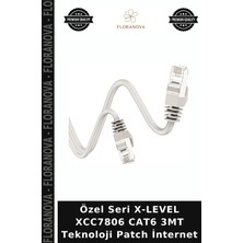 Floranova Özel Seri X-Level XCC7806 Cat6 3mt Teknoloji Patch Internet