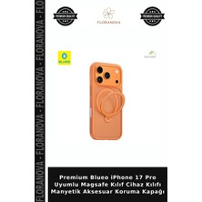 Floranova Premium Blueo iPhone 17 Pro Uyumlu Magsafe Kılıf Cihaz Kılıfı Manyetik Aksesuar Koruma Kapağı