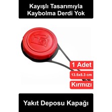 Wonara #yakıtdeposukapağı Yakıt Deposu Kapağı Çim Biçme Makinesi Benzin Tank Tapası Bahçe Tarım Kar Küreme Motorlu Ekipman Uyumlu Kırmızı Askılı Sızdırmaz Dayanıklı Plastik Yedek Parça Oto Araç Kolay Takılır