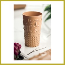 Bezos Akrilik Bal Tekli Uzun Bardak & Su Meşrubat Bardağı 750 ml ( Büyük Boy & Cam Değildir ) Bcks