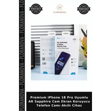 Floranova Premium iPhone 18 Pro Uyumlu Ar Sapphire Cam Ekran Koruyucu Telefon Camı Akıllı Cihaz